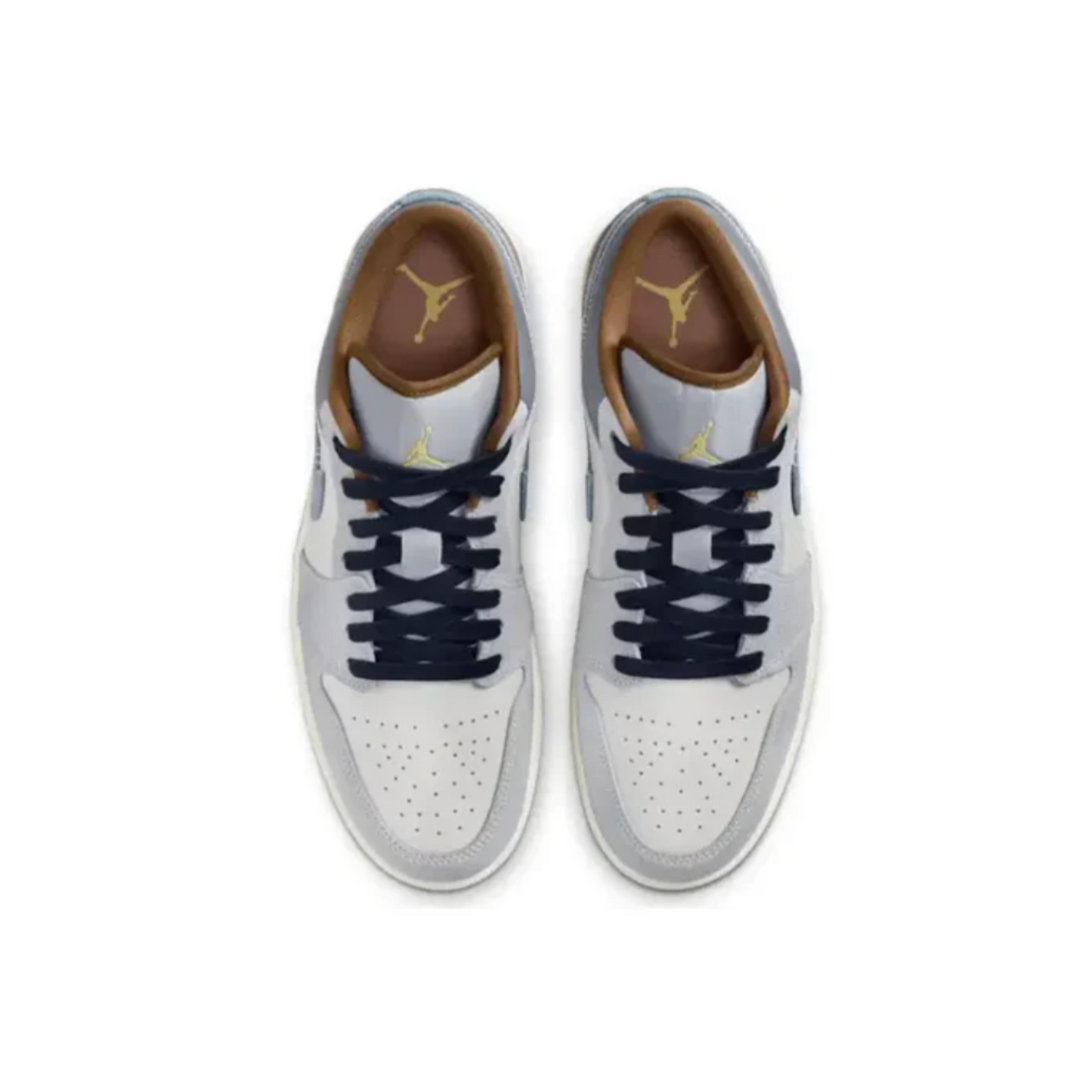 Air Jordan 1 Low SE 'Phantom Repaired Denim Swoosh'